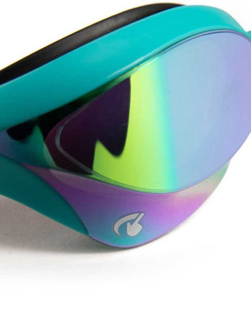 Okulary pływackie treningowe Arena Cobra Ultra Swipe Mirror Emerald Peacock