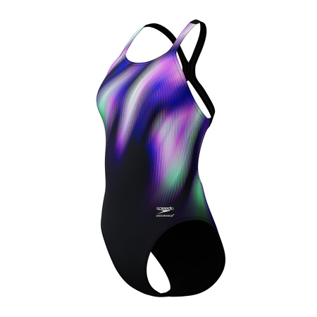 Strój kąpielowy jednoczęściowy damski na basen Speedo Powerback Purple