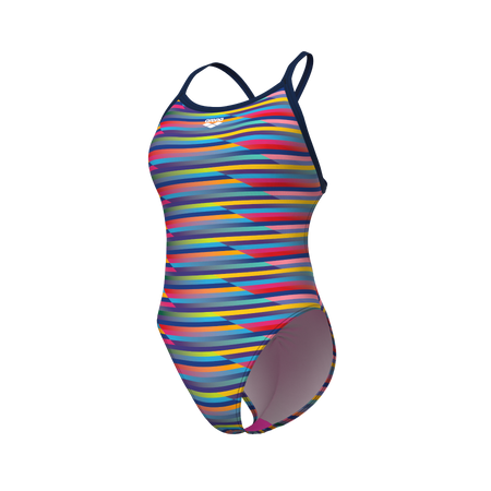 Damski strój kąpielowy na basen jednoczęściowy Arena Racing Stripe