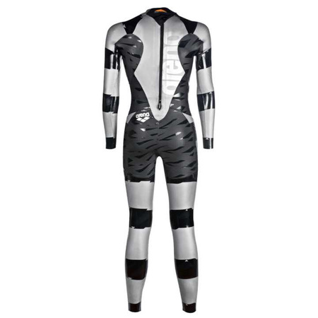 Strój startowy pianka damska Arena Women's Sams Carbon Wetsuit Silver Black