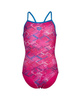 Strój kąpielowy dziewczęcy Arena Girl's Daly Light Drop Freak Rose Blue China