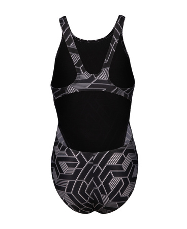 Strój kąpielowy dziewczęcy Arena Girl's Escape Swim Tech L Black Team Black