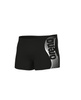 Bokserki kąpielowe męskie Arena Men's Wake Swim Short Black White