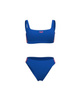 Strój kąpielowy damski Arena Women's Icons Bralette Two Pieces Blue China Coral