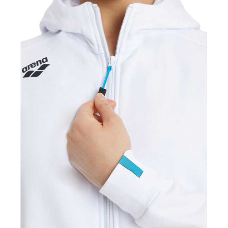 Damska bluza sportowa Arena Women's Team Hooded Jacket Panel White