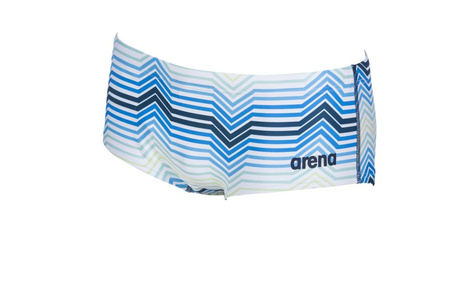 Kąpielówki męskie Arena Men's Multicolor Stripes Low Waist Short Navy Multi