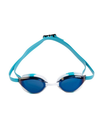 Okulary pływackie na basen Arena Python Mirror Blue White Sky