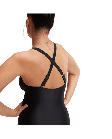 Strój kąpielowy jednoczęściowy damski na basen Speedo V Shaping Black