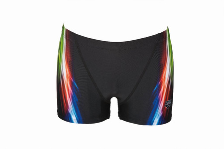 Kąpielówki bokserki Arena Men's Shining Short Black Soft Green