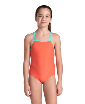 Strój kąpielowy dziewczęcy Arena Girl's Essentials Calypso Coral Water