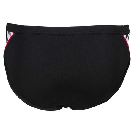 Slipy kąpielowe chłopięce Arena Boy's Kitties Brief Junior Black White