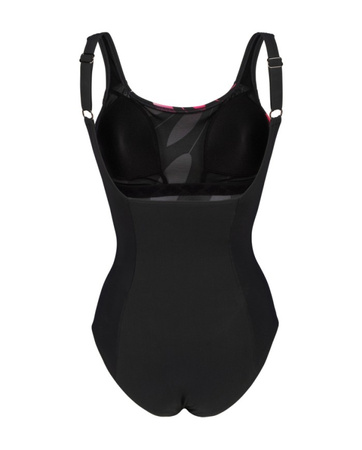 Strój kąpielowy damski Arena Women's Bodylift Guiliana Squared Back Night Grey Multi