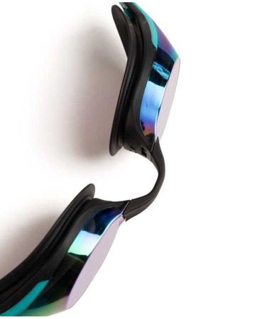 Okulary pływackie na basen Arena Cobra Swipe Mirror Emerald Peacock