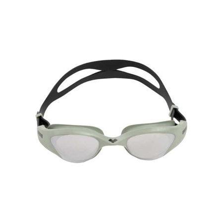Okulary pływackie na basen Arena The One Mirror Silver Jade Black