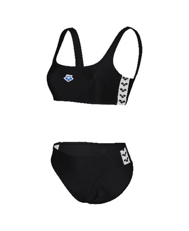 Strój kąpielowy damski Arena Women's Icons Bralette Two Pieces Black