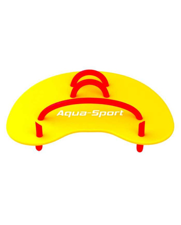 Wiosełka treningowe do pływania Aqua-Sport Blackhawk Finger Paddle Yellow