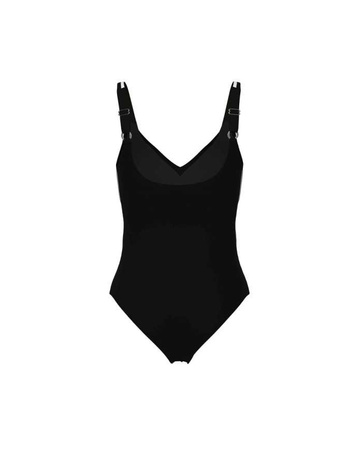 Strój kąpielowy damski Arena Women's Bodylift Roberta Soft U Back Black White Ice