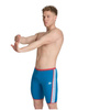 Kąpielówki męskie Arena Men's Icons Swim Jammer Solid Blue Cosmo Astro Red