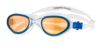 Okulary pływackie na basen treningowe unisex Aqua Speed X-Pro White Orange