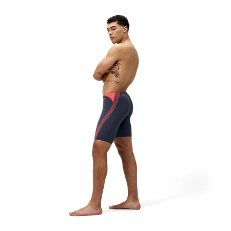 Kąpielówki męskie spodenki kąpielowe Speedo Jammer HyperBoom Grey Red