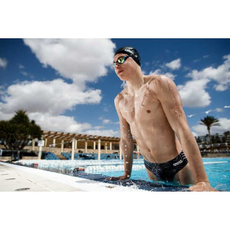 Slipy kąpielowe męskie Arena Men's Kikko Pro Swim Briefs Black