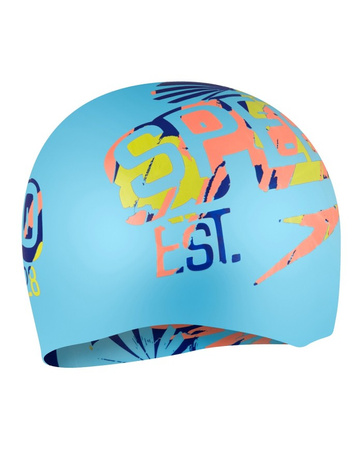 Czepek pływacki na basen silikonowy Speedo Reversible Blue