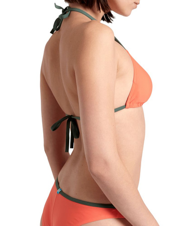 Strój kąpielowy damski Arena Women's Profile String Bikini Triangle Calypso Coral Sage