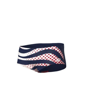 Kąpielówki męskie Arena Men's Zebra Low Waist Short Navy Multi