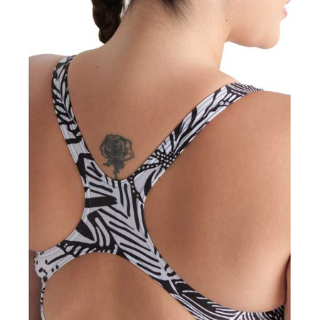Strój kąpielowy damski Arena Swim Pro Back Allover Plus Black Multi