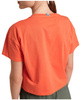 Koszulka damska Arena Women's Crop Tee Printed Calypso Coral