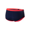 Slipy kąpielowe męskie Arena Men's One Briefs Swim Logo Big Logo Navy Fluo Red