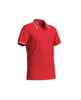 Koszulka męska polo Arena Men's Poloshirt Trim Cotton Piquet Fluo Red White