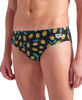 Kąpielówki slipy męskie Arena Men's Olives Swim Briefs Black-Multi 