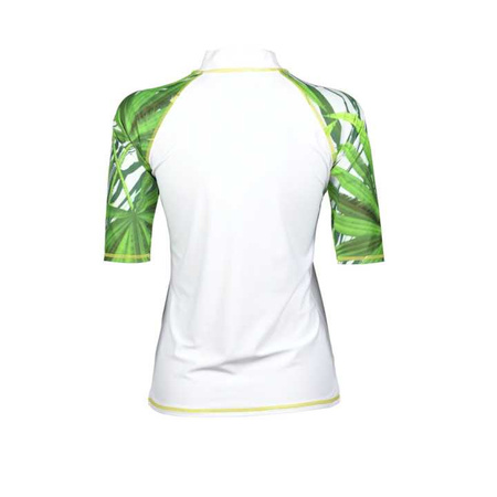 Koszulka damska Arena Rash Vest S/S Allover White-Muti