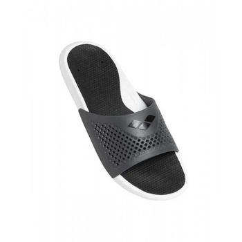 Klapki basenowe unisex Arena Bruno White Black Grey