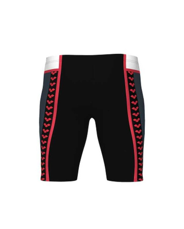 Kąpielówki jammery męskie Arena Men's Icons Swim Jammer Panel Black Asphalt White Coral