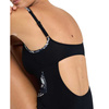 Strój kąpielowy damski Arena Women's Bodylift Francy Strap Back Black White Multi