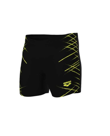 Kąpielówki męskie Arena Men's Mid Jammer Black Soft Green