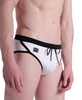 Kąpielówki slipy męskie Arena Men's Classic Swim Brief White Black