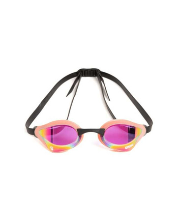 Okulary pływackie na basen Arena Cobra Core Swipe Mirror Violet Coral