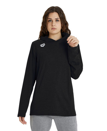 Koszulka Longsleeve Unisex Arena Team Hooded T-shirt Panel Black Heather 