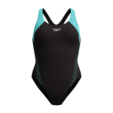 Strój kąpielowy damski Speedo HyperBoom Racerback Black Mint