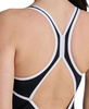 Strój kąpielowy damski Arena Women's Profile V Back Black White