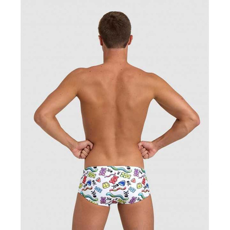 Bokserki kąpielowe męskie Arena Crazy Gummy Swim Low Waist Short