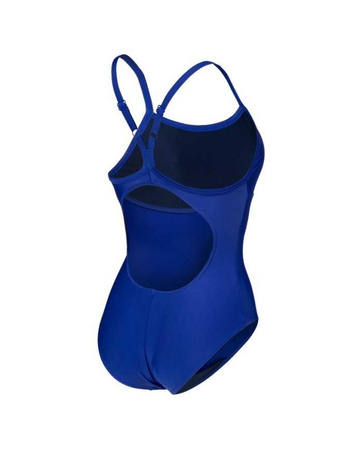 Strój kąpielowy damski Arena Women's Solid Swimsuit Lightdrop Back Neon Blue