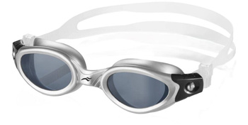 Okulary pływackie treningowe na basen unisex Antifog Pacific Aqua Speed Silver Grey