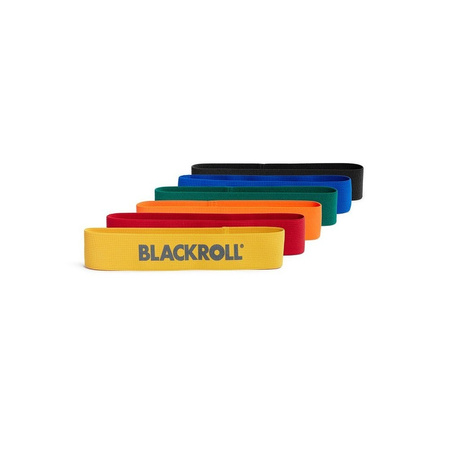Zestaw gum oporowych do ćwiczeń Blackroll Zestaw 6 Taśm Loop Band 6 Set