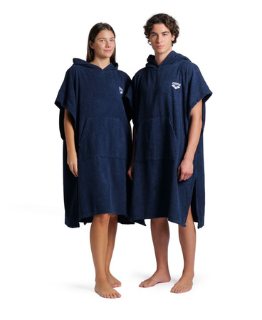 Szlafrok Poncho Arena Unisex Cotton Poncho Navy White
