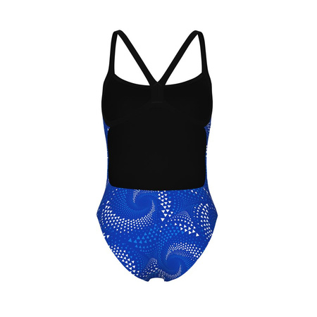 Strój kąpielowy damski Arena Women's Fireflow Swimsuit Challenge Black Team Royal