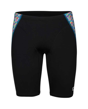 Kąpielówki męskie Arena Men's Starfish Swim Jammer Black White Multi